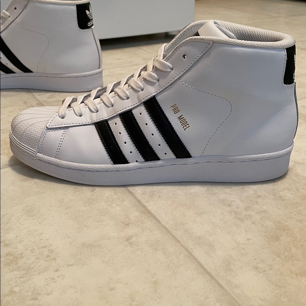 Adidas Pro Model high top shoes mens size 10 - Picture 7 of 16